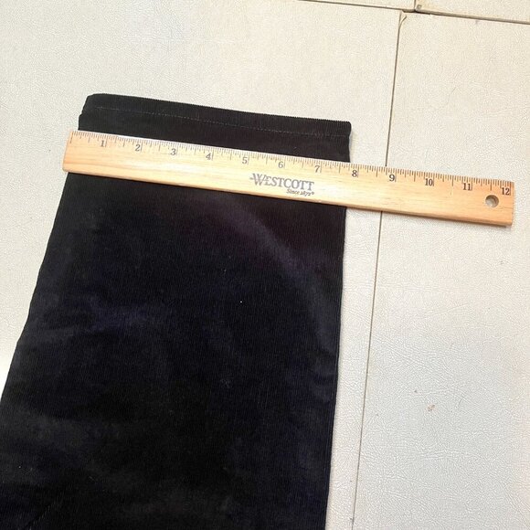 Talbots High-Rise Straight-Leg Cords Black size 16W - Picture 11 of 13